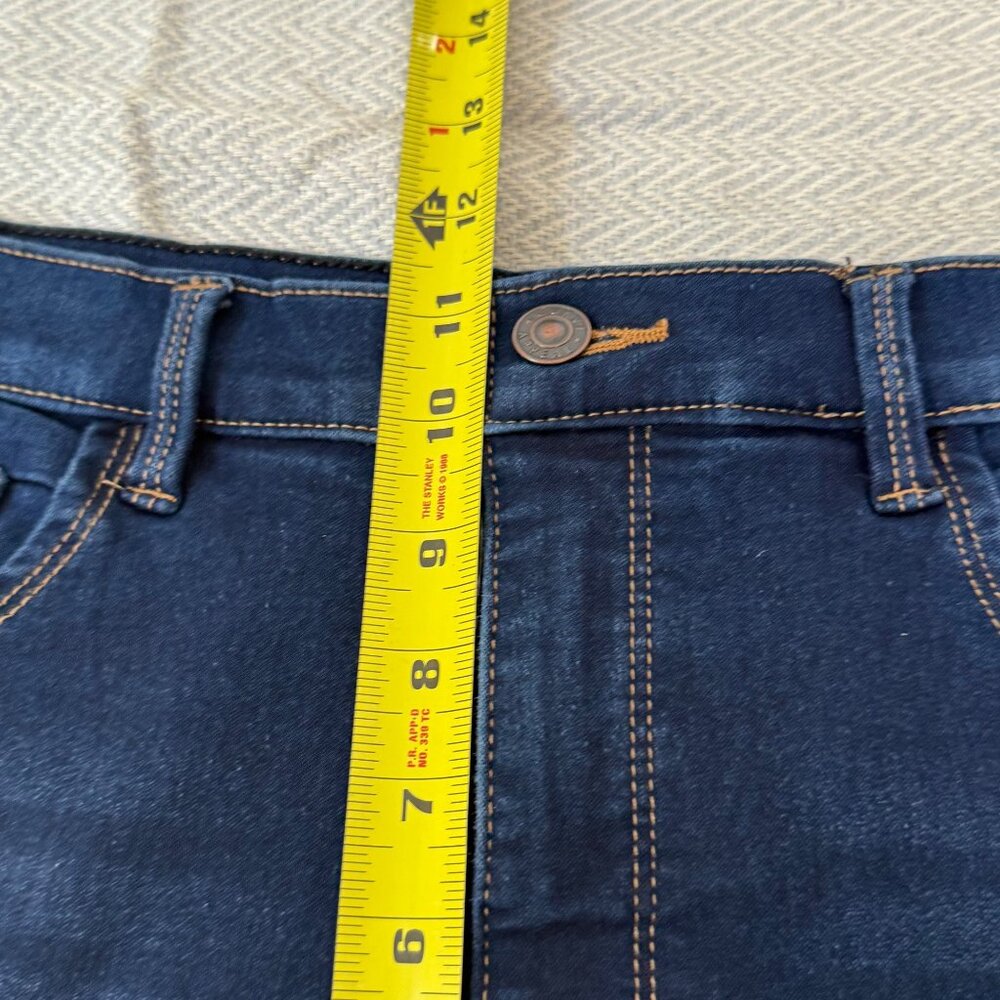 Curve Appeal Jeans Womens 12/31 Hi Rise Essential Skinny Stretch Casual Comfort - Picture 13 of 16